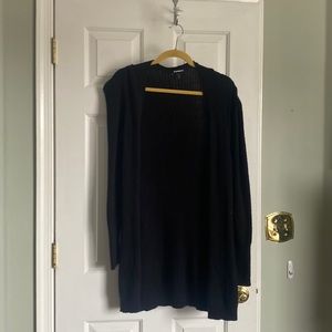 Black cardigan